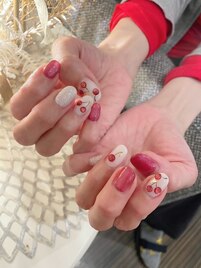 さくらんぼネイル