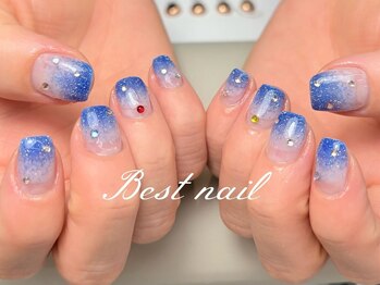 ベストネイル 大宮東口店(Best Nail)/ラメグラデーションストーン