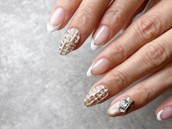 nail salon ete/ツイードネイル