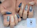 ニュアンスネイル ミラーネイル