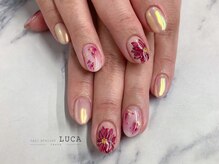ネイルアトリエルカ(nail atelier LUCA)/M-169 大人可愛いフラワーネイル