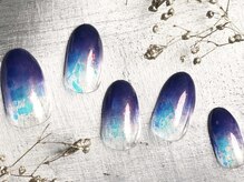 ザ ネイル パーラー 博多駅(The Nail Parlor)/ネイビーオーシャングラデ