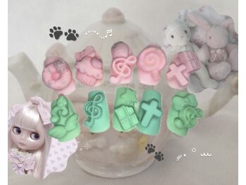 プリンセス(Princess)/平成ゴテゴテネイル9700円