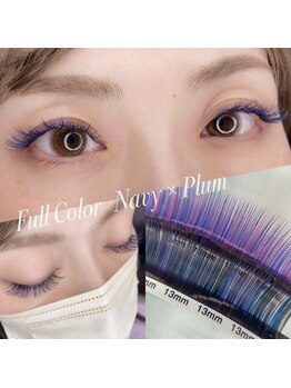 ヴィノバ(VINOVA)/大人ネイビー×プラム♪