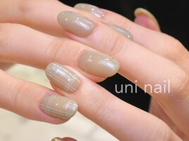 チェックネイル