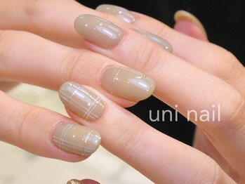 ユニネイル(uninail)/チェックネイル