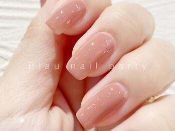 ブラウ ネイル パーティー(Blau Nail Party)の写真/《自爪重視の方》平日限定選べるプラン¥4400☆ケア,ジェルオフ,マニキュアカラー,アート,フット選択可!