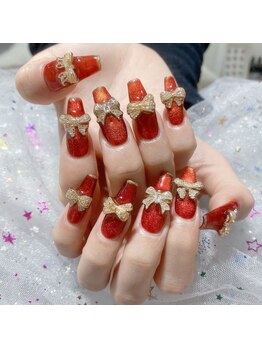 クイーンズビューティーサロン 新宿本店(Queen's beauty salon)/チップ長さ出しアートやり放題