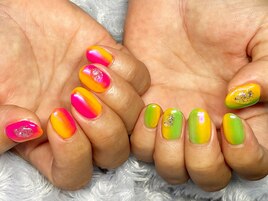 カラフル縦グラデーション