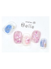 ＊水面のさくら