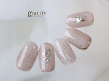 グラティフィー 梅田店(gratify)/肌馴染み◎大人フラッシュネイル