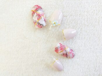 ネイルサロン ハース(Hearth)/華やかなジェルネイル☆