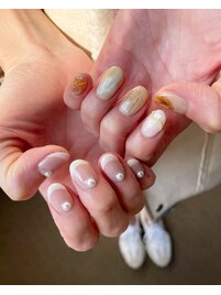 チグハグパールフレンチマーブル