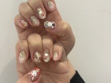 コム 草加マルイ店(com by neolive)/ひな祭りネイル￥11200