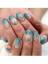 グリーディ(greedy)/梅雨ネイル