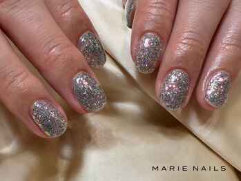 マリーネイルズ 青山店(MARIE NAILS)/☆韓国ラメ 6600円 1130d