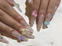 ナナリスボン 福岡(NANA LISBON)/カラフルリボンネイル♪