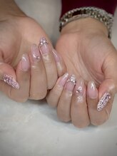 イプ(ip)/ピンクツィードネイル☆