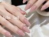 【自爪】ワンカラー(丁寧ケア込み) 　¥5500