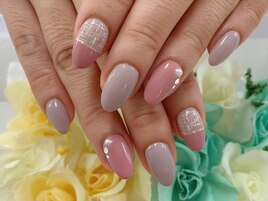 【松崎】くすみピンク☆ツイード