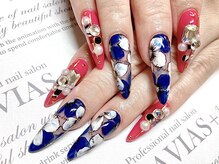 ラヴィアスプラス(LAVIAS+)/【スカルプ】10本アートし放題