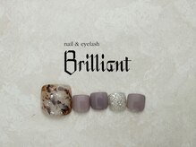 ネイルアンドまつげエクステのお店 ブリリアント 草加(Brilliant)/Foot 　定額9900円コース