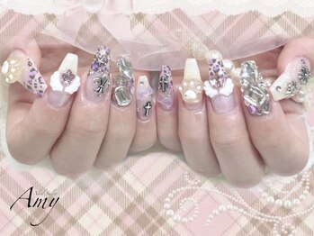 エイミー 大宮店(AMY)の写真/自爪を削らないアセトン不使用のジェル1層残し!長持ちなら断然フィルイン*失敗したくない/浮きやすい方必見