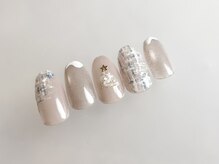 ローズデール アベイユ(ROSEDALE Abeille)/クリスマス×ツイードネイル