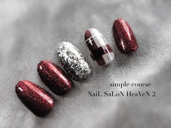 ネイルサロンヘヴン 国分店(Nail SaLoN Heaven)/シンプルコース