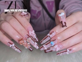 ゼン ネイル デザイン 池袋(ZEN NAIL DESIGN)/* 長 さだしやり放題×つけ放題