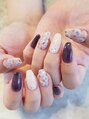 ネイルサロン シャンティー(NailSalon Shanti) 大人キレイ☆フラワーネイル♪