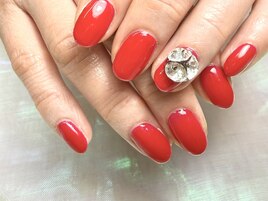 ワンカラー／レッド/ワンホン