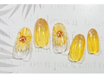 キャンアイドレッシー ヨコハマ元町店(Can I Dressy)/【NEW】手描きフラワー