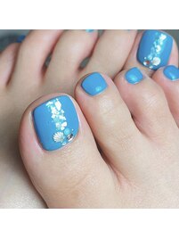 貝殻ブルーネイル￥10500