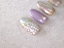 プレンティー 北千住西口店(plenty)/紫陽花ネイル