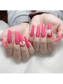 木にいる 錦糸町/長さだしワンカラ+2個パーツ