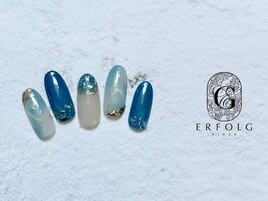 涼しげなマーブルデザイン♪