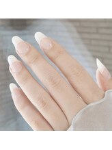 サロンド うるりら 秋田本店(salon de うるりら)/ホワイト×クリアフレンチ