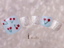 アイネイルズ 町田店(I nails)/さくらんぼフットネイル8480円