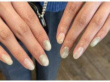 マハロネイル(Mahalo Nail)/【SAYA】ワンカラー+2本アート