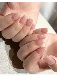 ちゅるん☆ワンカラーネイル