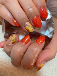 J nail◇ひまわり