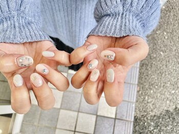 レイネイル レイアイ はません店(RAY NAIL ray eye)/christmas nail 担当:平岡