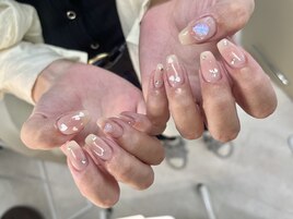 チークネイル×ハート/韓国