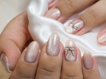 ミーナネイル(miinanail)/ワイヤーリボンネイル