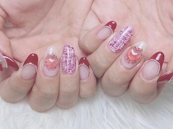 リアンネイル(lian nail)/ツイードネイル