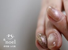 ノエル(Noel)/ブラウン×マグネットネイル