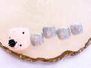 薔薇ネイル¥7000