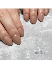 ベージュワンカラー