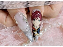 痛ネイル 長さ出し フィルイン